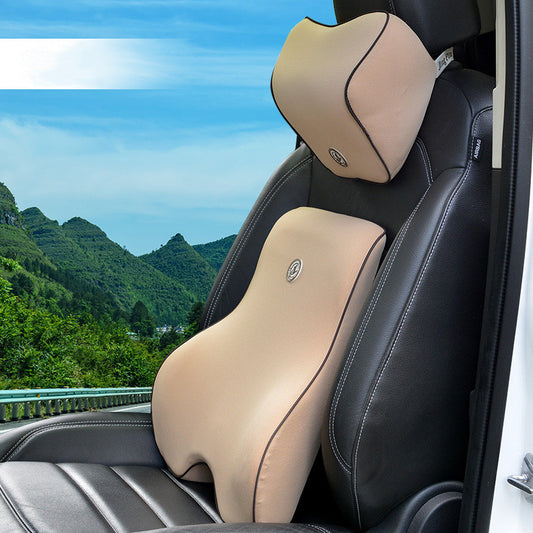 Coussin lombaire et appui-tête en mousse à mémoire de forme – Support dos et nuque